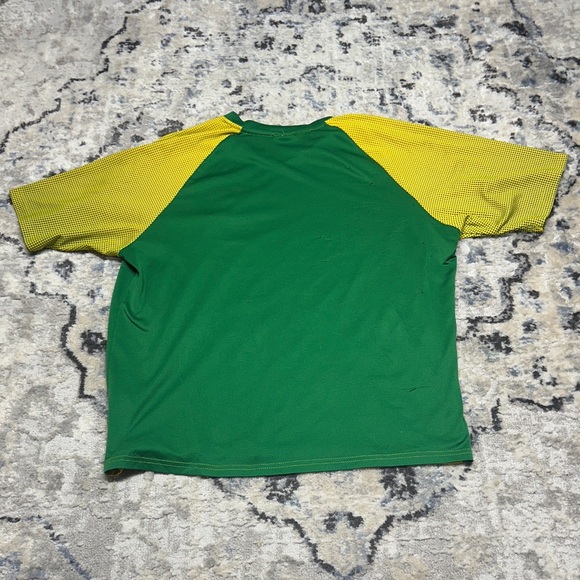 Brazil Soccer Jersey Men’s Medium Yellow Green Futbol Shirt Panna Brazil Crest - Picture 5 of 6